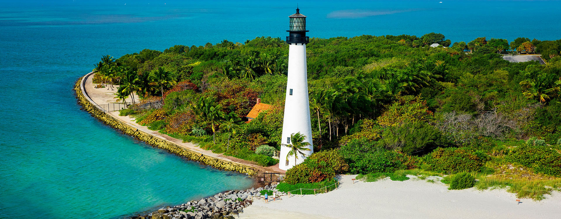 Key Biscayne aerial view