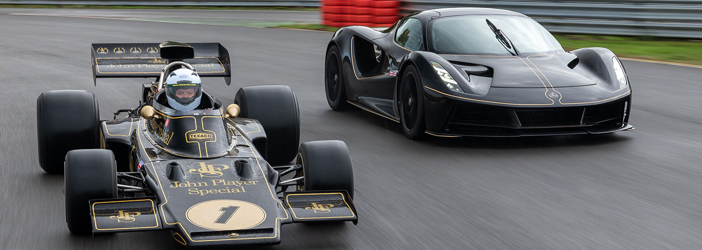 Two black sports car